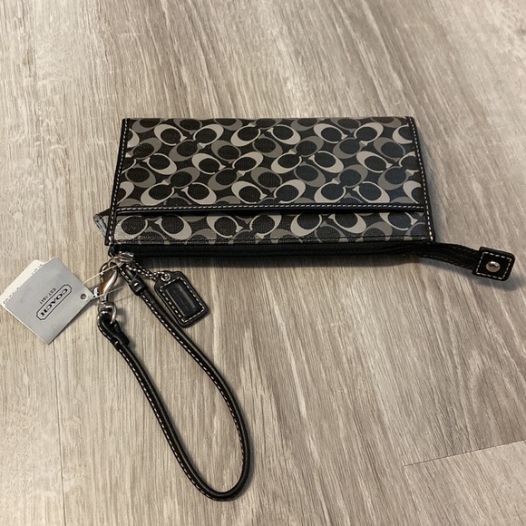 Coach Monogram Wristlet with Wallet Storage - Picture 3 of 14
